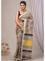 Cotton  Multi Colour Daily Wear Printed Saree